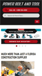 Mobile Screenshot of powerboltandtool.com